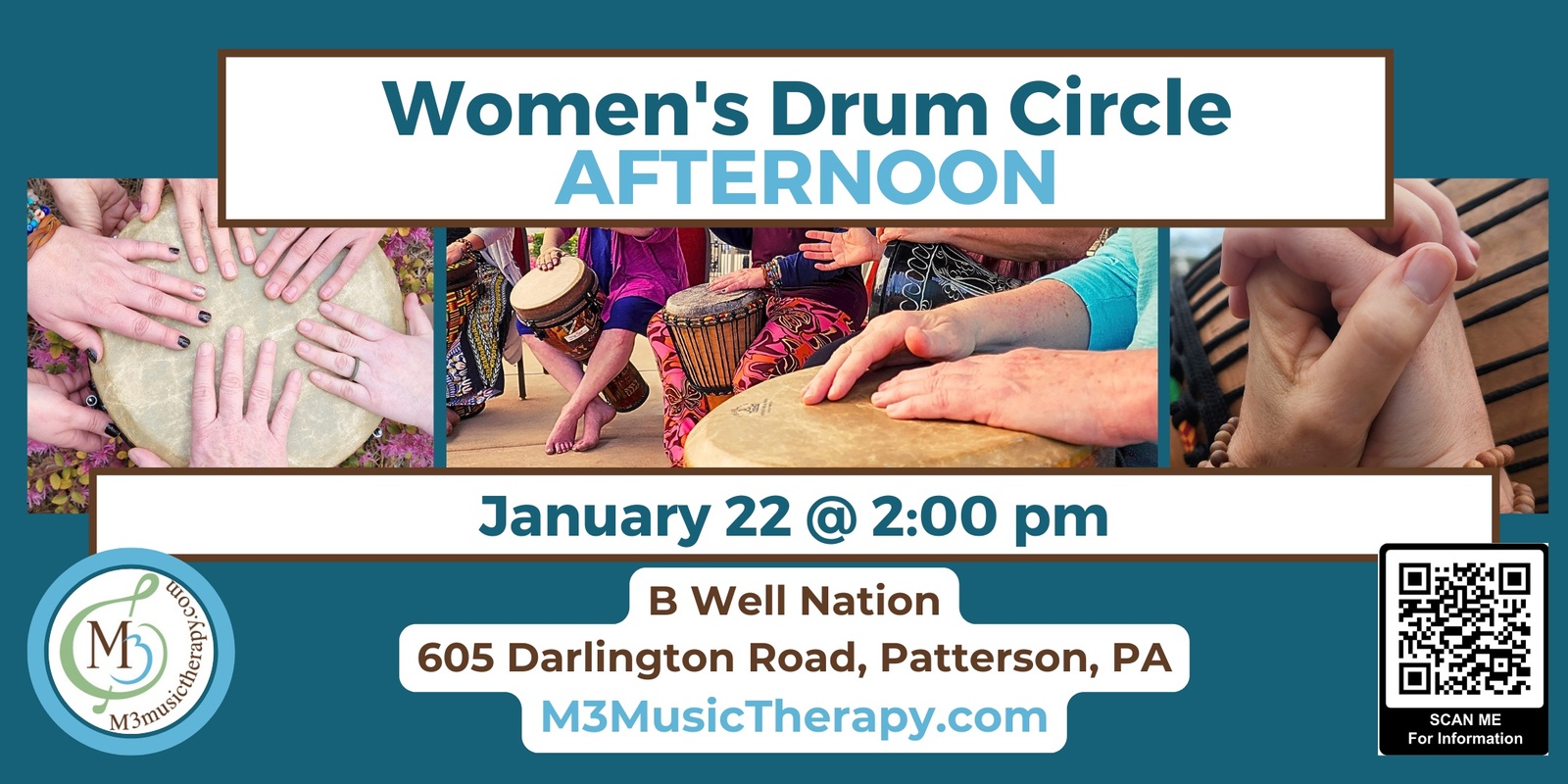 Banner image for Womens' Drum Circle - Jan (Afternoon)