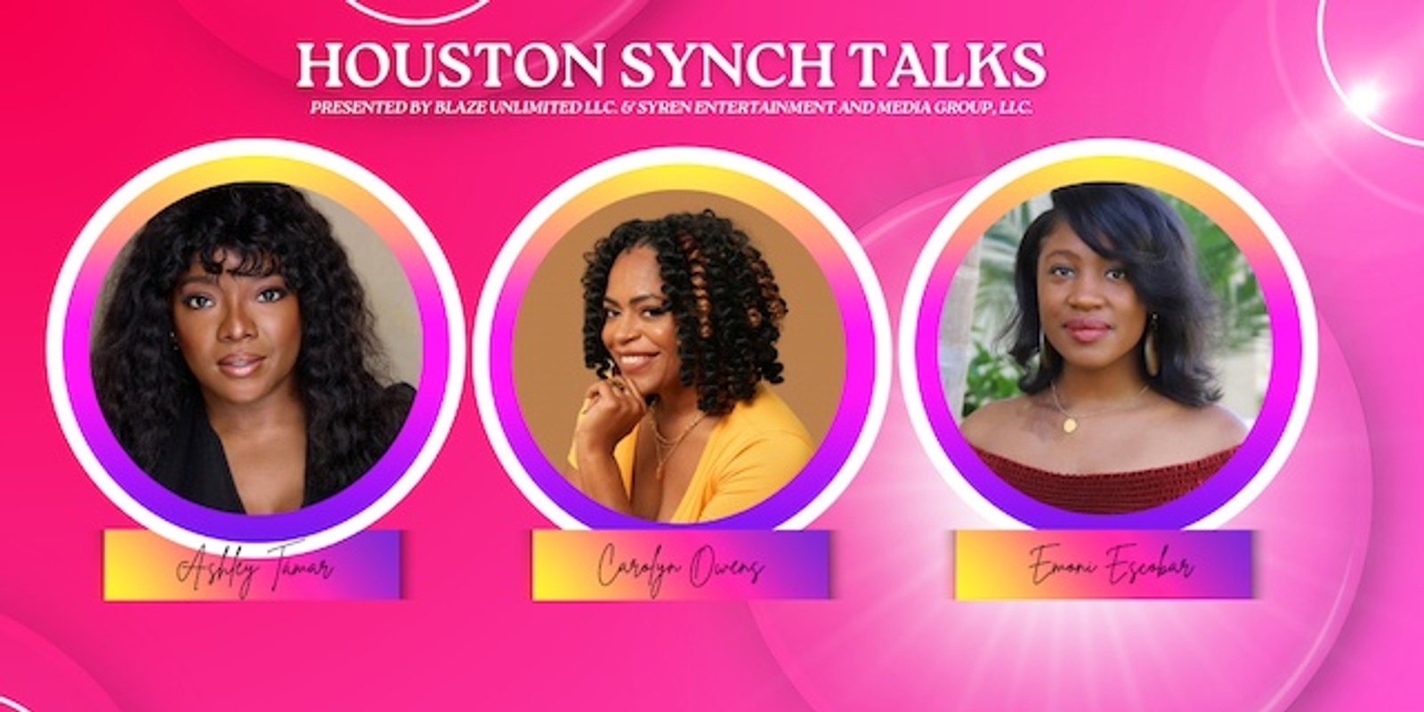 Banner image for Houston Synch Talks 