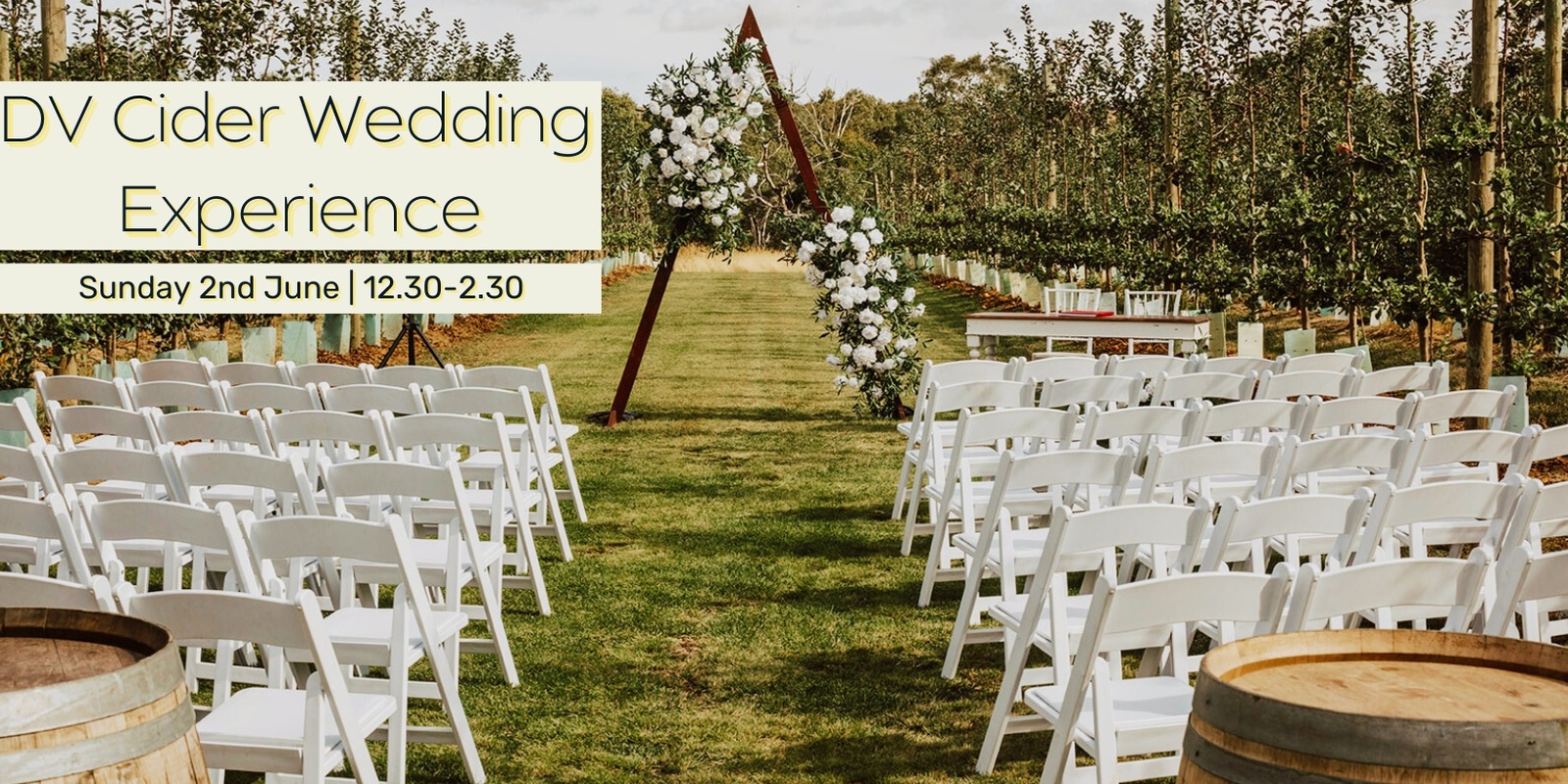 Banner image for DV Cider Wedding Experience