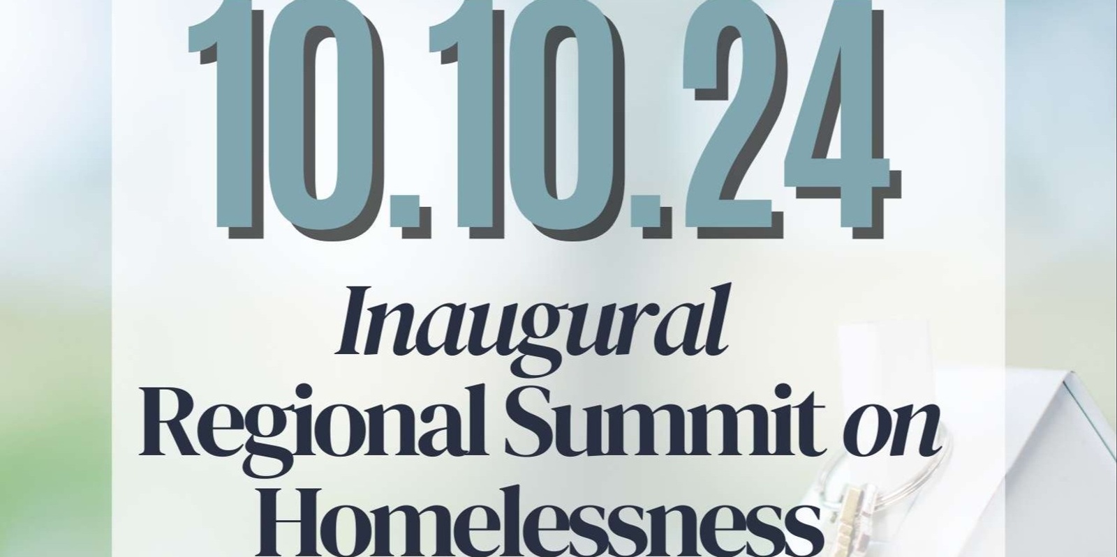 Banner image for Regional Summit on Homelessness