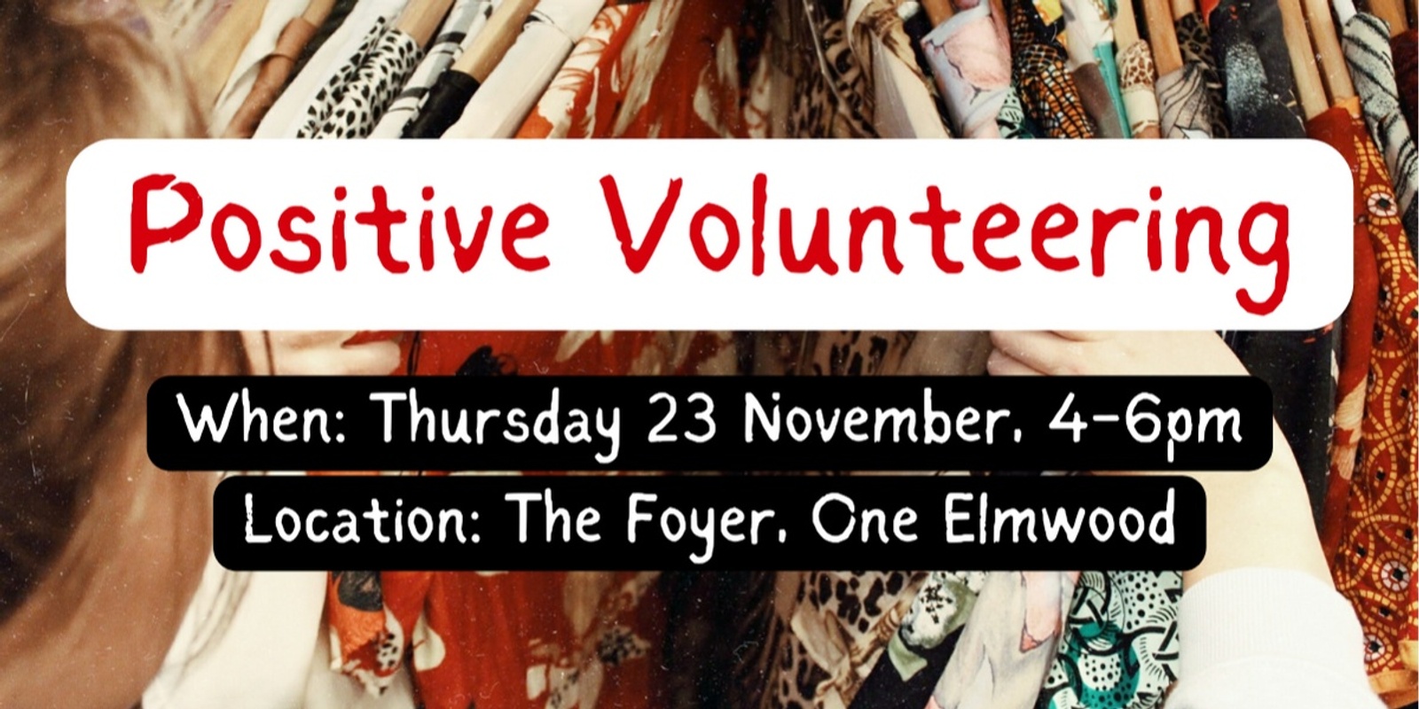 Banner image for Positive Volunteering