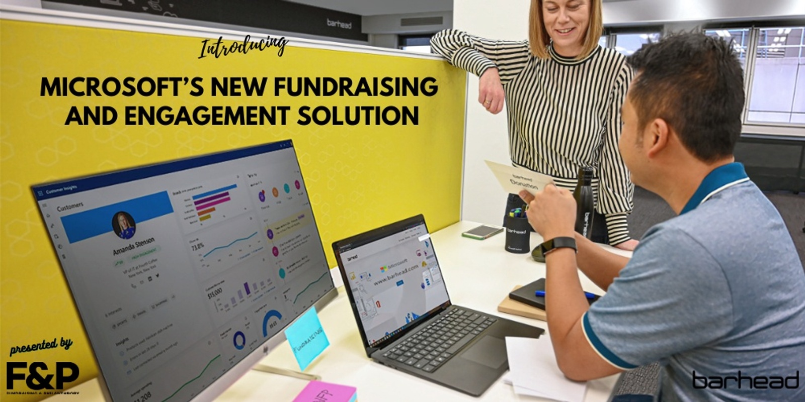 Banner image for Free webinar - Introducing Microsoft’s New Fundraising and Engagement Solution