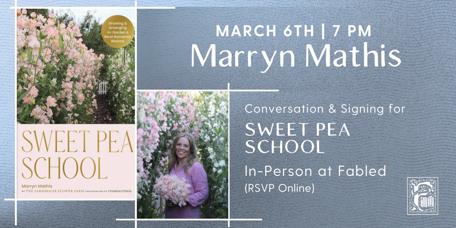 Banner image for Marryn Mathis Discusses Sweet Pea School