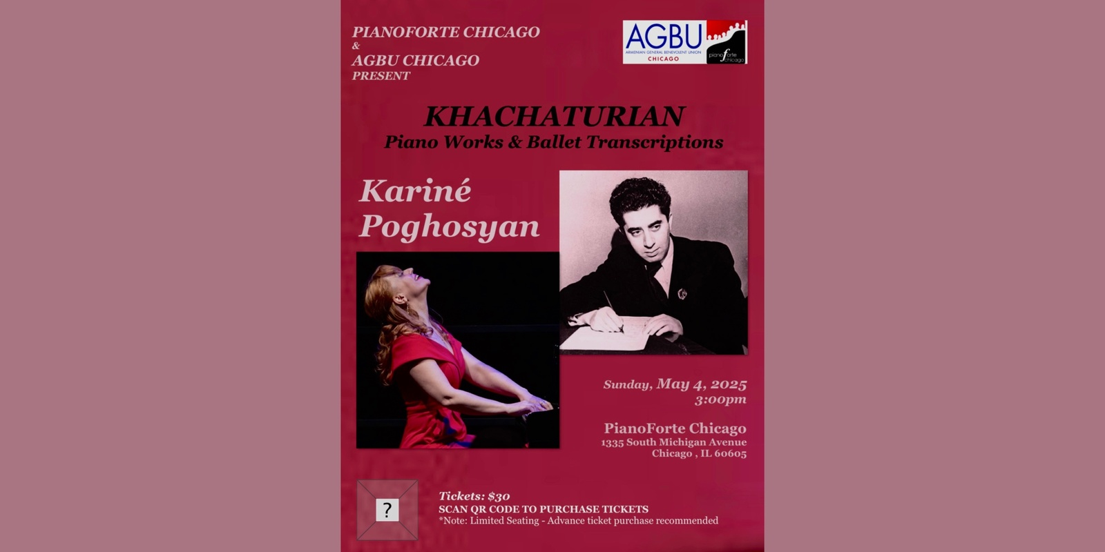 Banner image for Kariné Poghosyan: Khachaturian "Piano Works & Ballet Transcriptions"