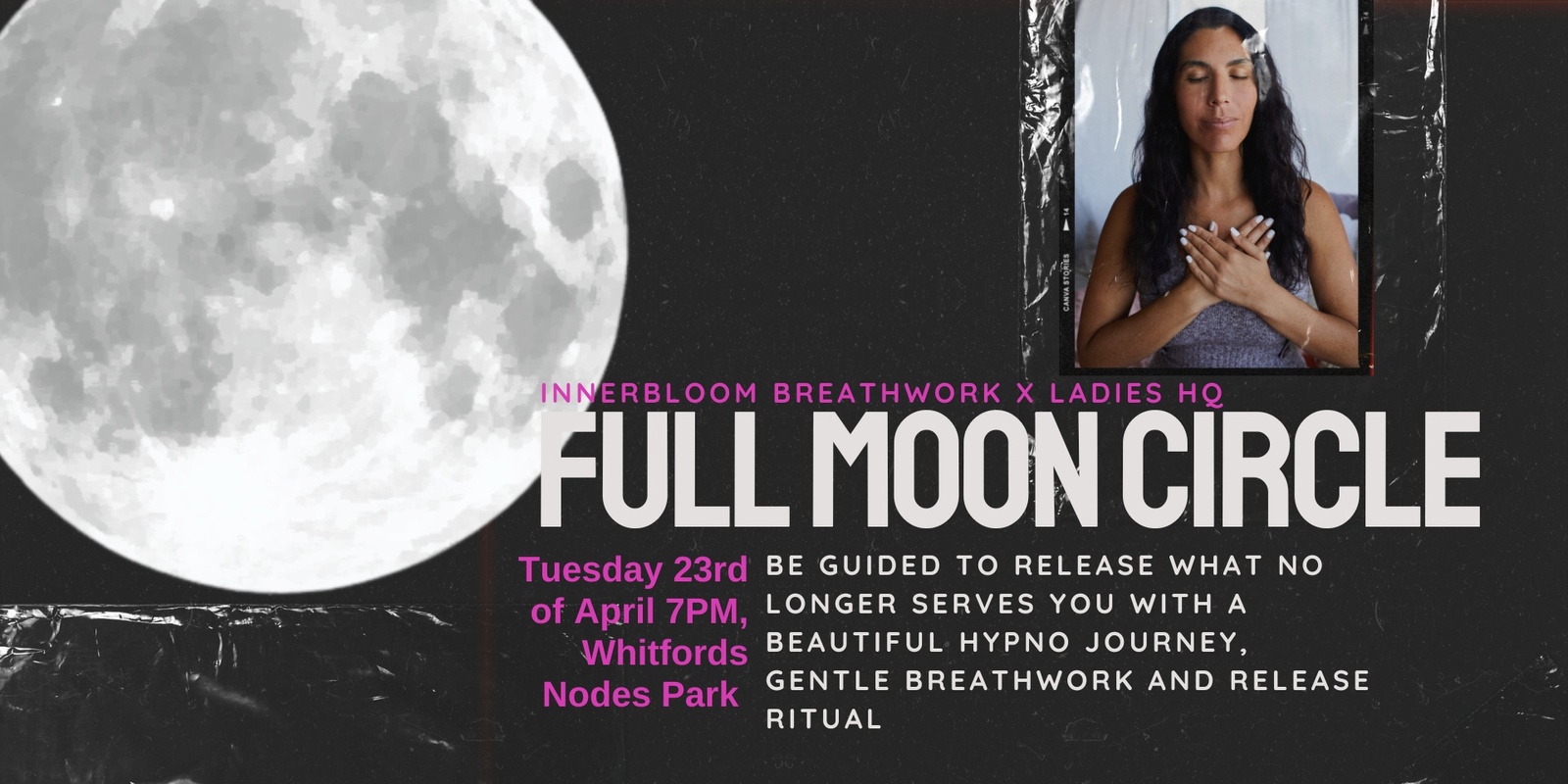 Banner image for Full Moon Circle - Breathe & Let Go! 