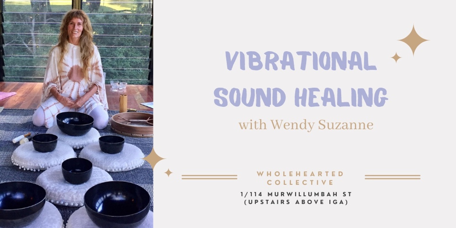 Banner image for  Vibrational Sound Healing with Wendy Suzanne