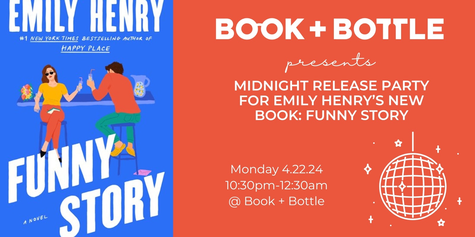 Banner image for MIDNIGHT RELEASE PARTY for Emily Henry's New Book: FUNNY STORY