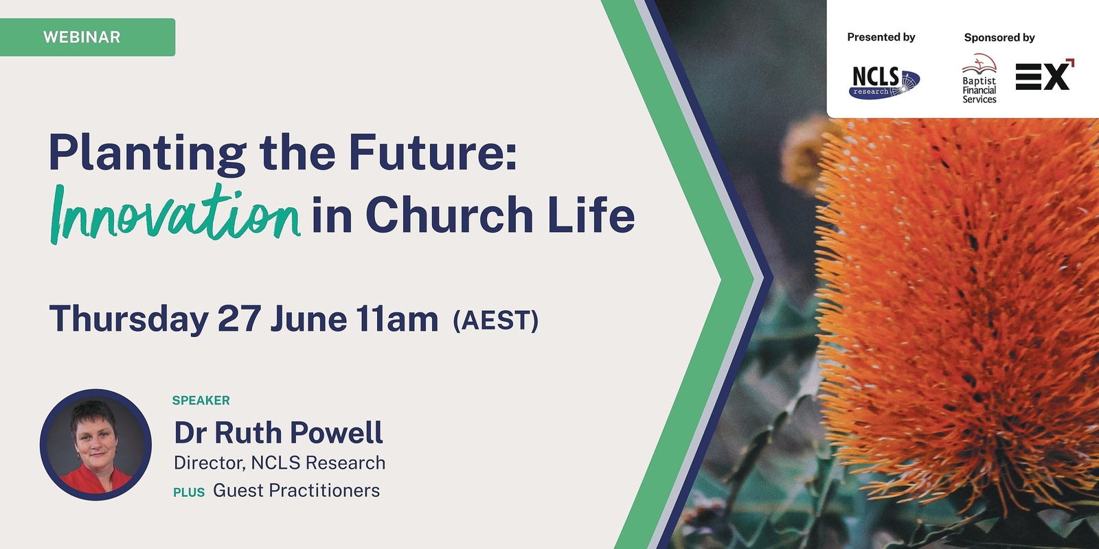 Banner image for NCLS Webinar: Planting the Future: Innovation in Church Life