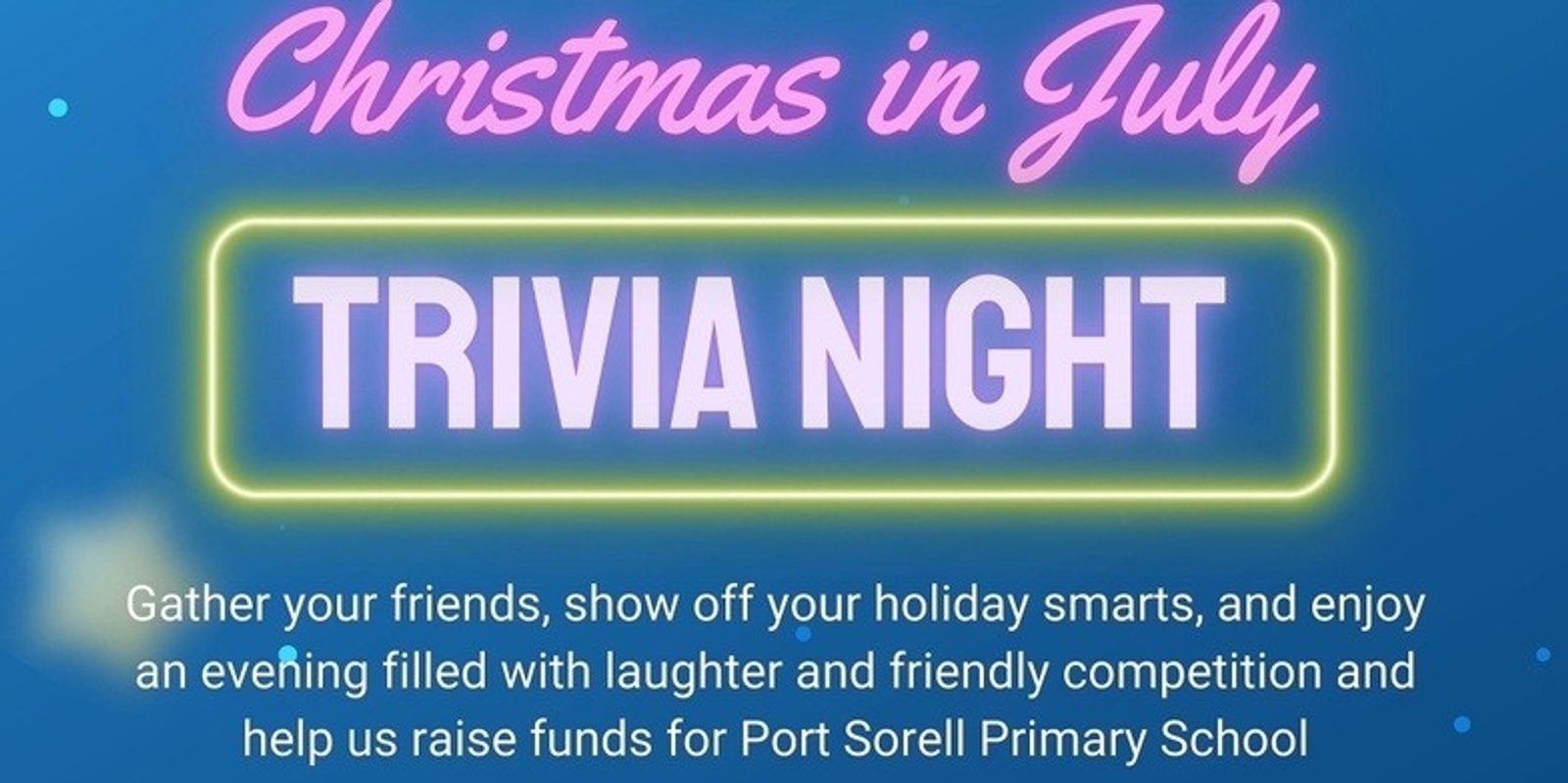 Banner image for Port Sorell Primary School Trivia Night