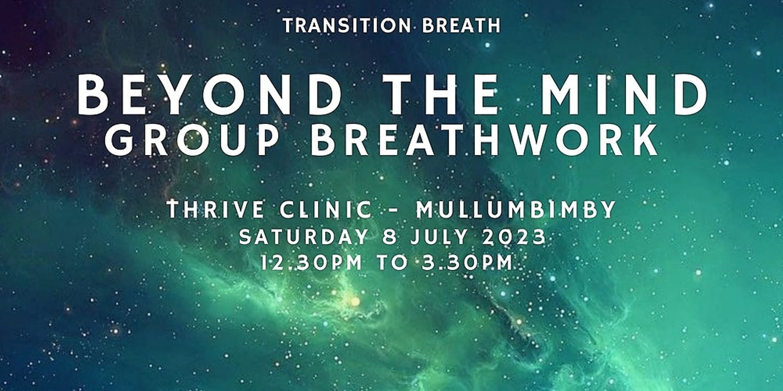 Banner image for Beyond the mind: A group breathwork gathering