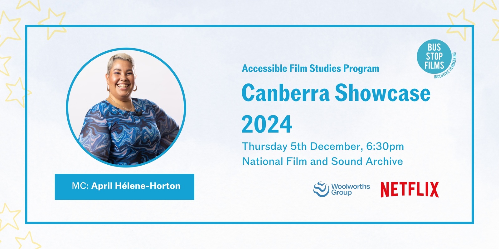 Banner image for Bus Stop Films Canberra Showcase 2024