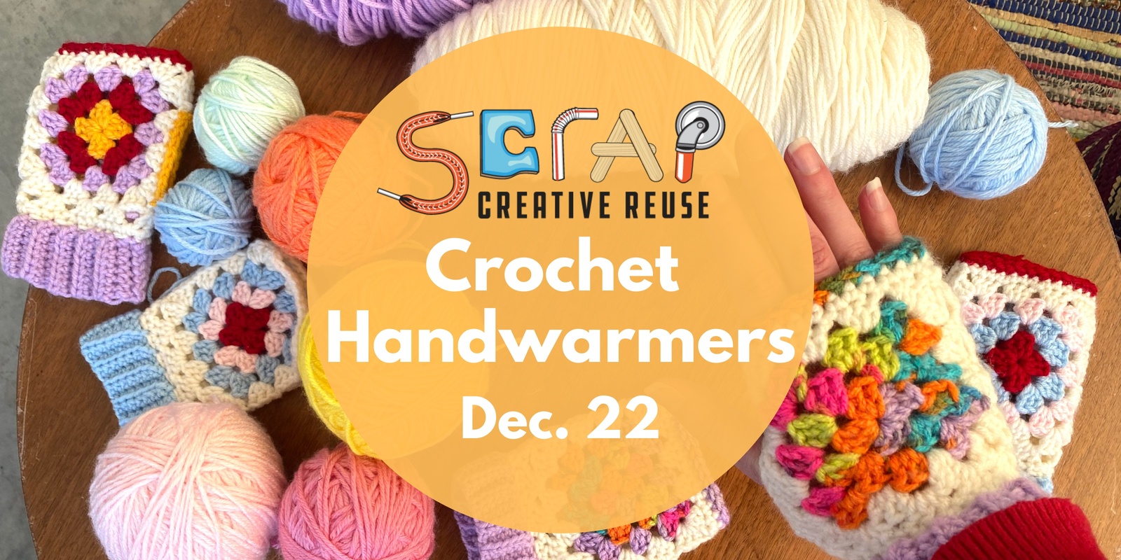 Banner image for Crochet Handwarmers 12/22