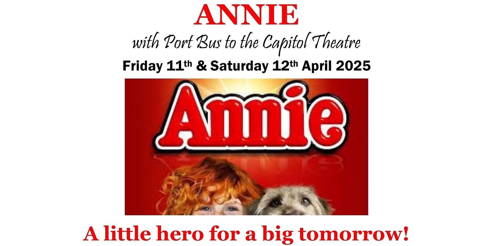 Banner image for Annie