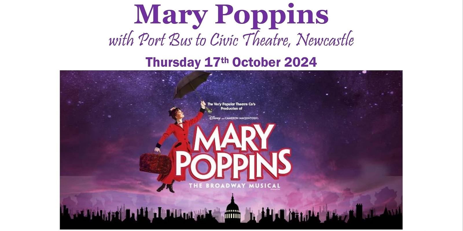 Banner image for Mary Poppins | The Broadway Musical