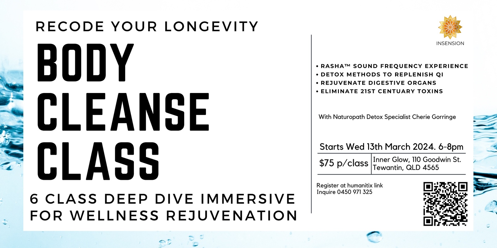 Banner image for Body Cleanse Class - 6 Class Deep Dive Immersive For Wellness Rejuvenation