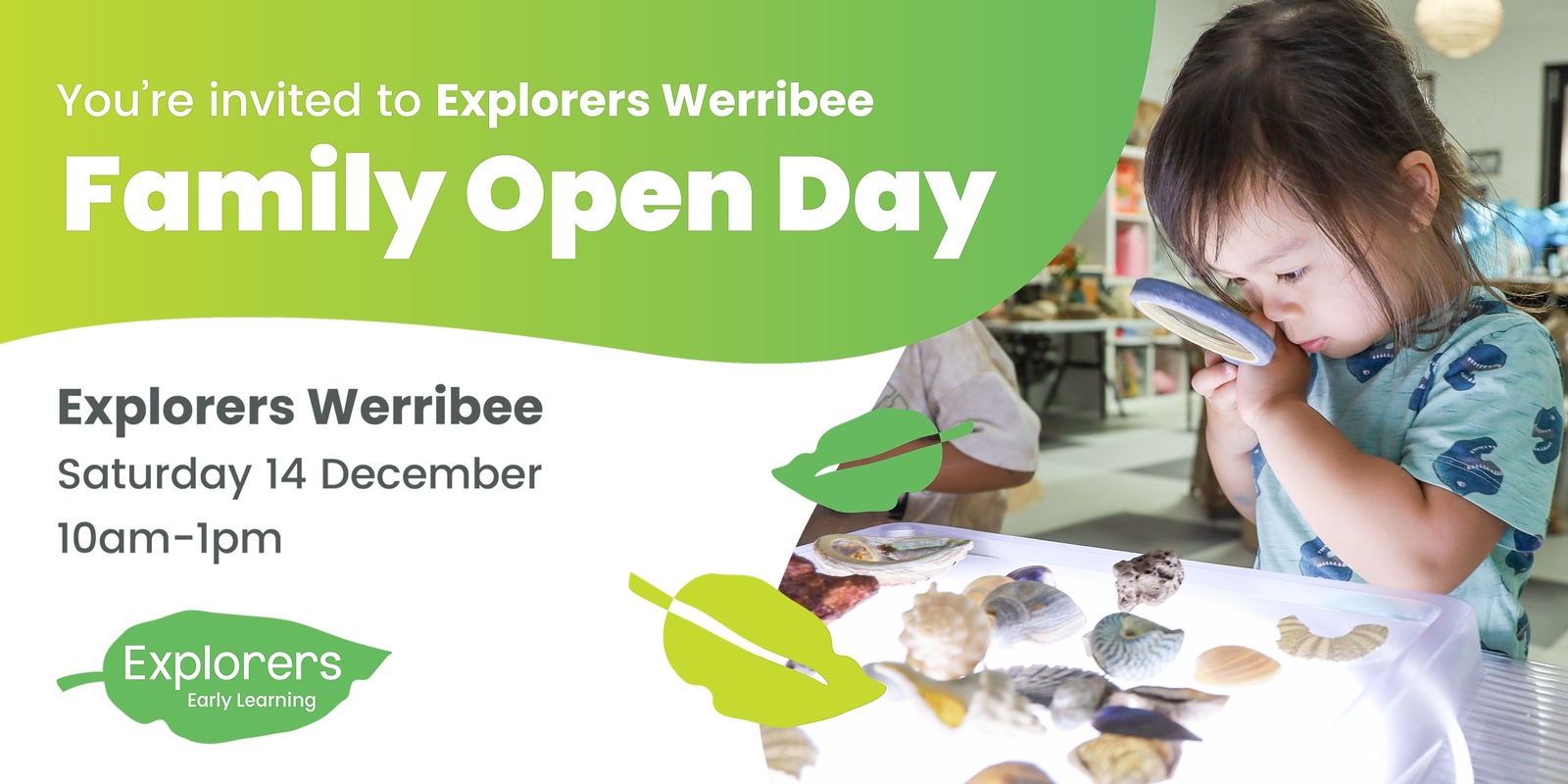 Banner image for Explorers Werribee Family Open Day