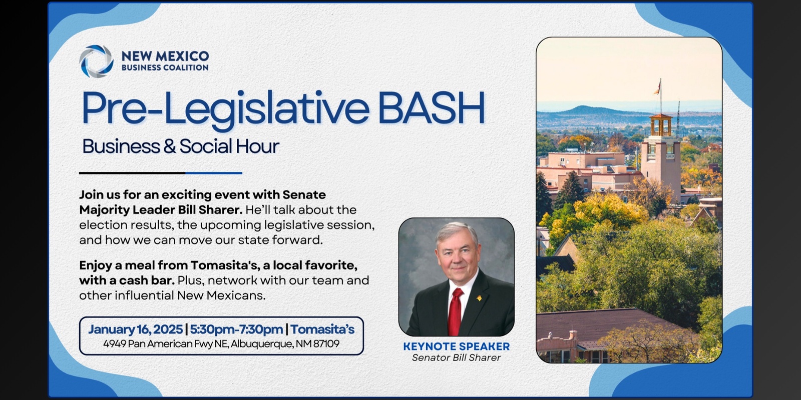 Banner image for 2025 Pre-Legislative BASH (Business and Social Hour)