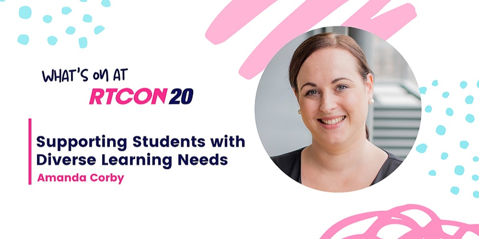 Banner image for RTCON20 | Supporting Students with Diverse Learning Needs