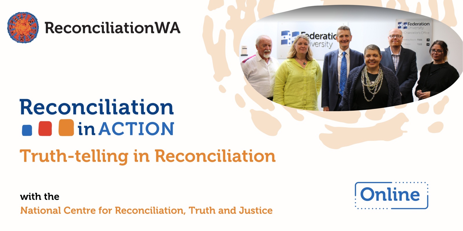 Banner image for Reconciliation in Action Forum: Truth-telling in Reconciliation | Online
