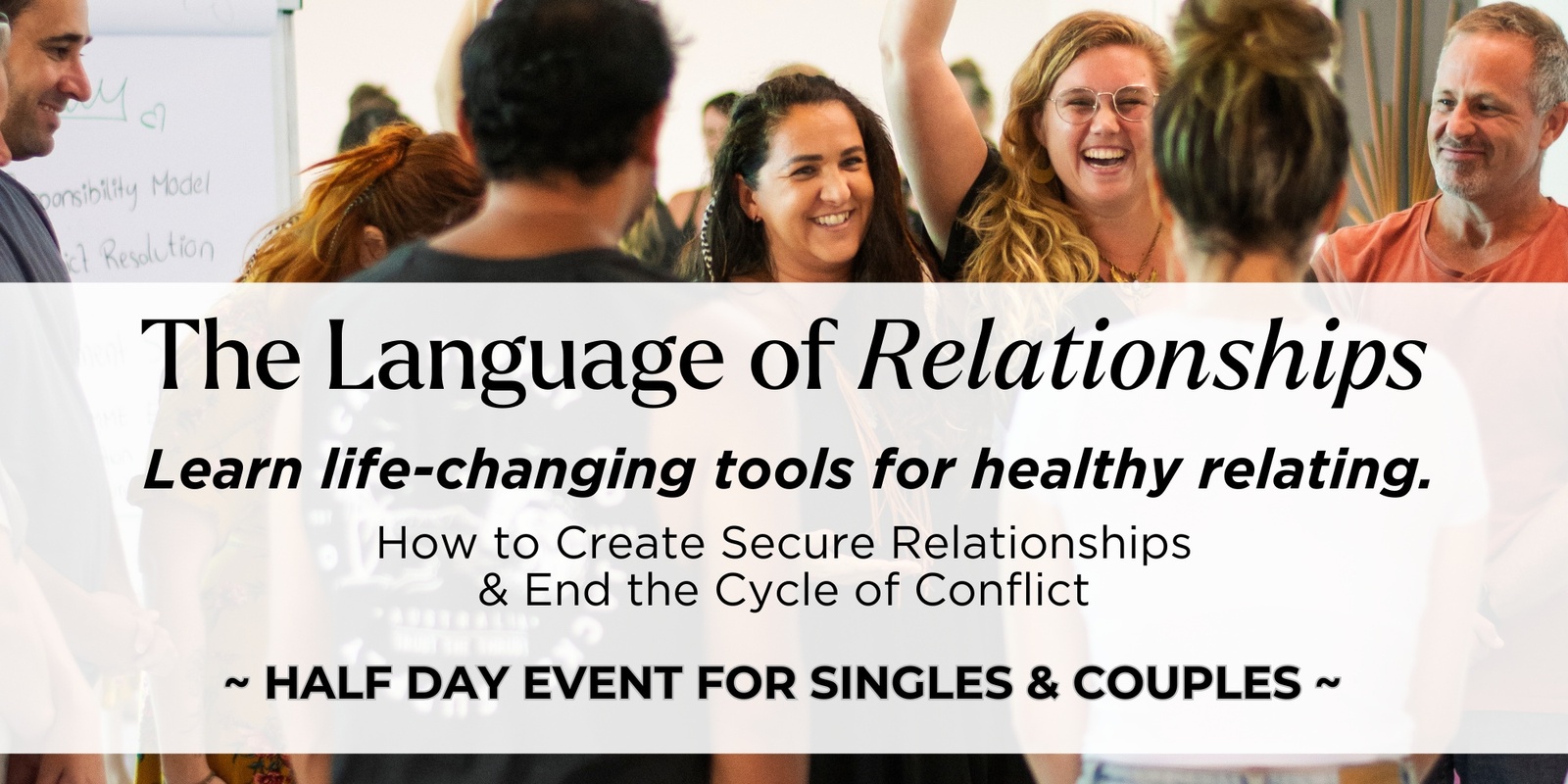 Banner image for The Language of Relationships ~ How to Create Secure Relationships & End the Cycle of Conflict | GOLD COAST