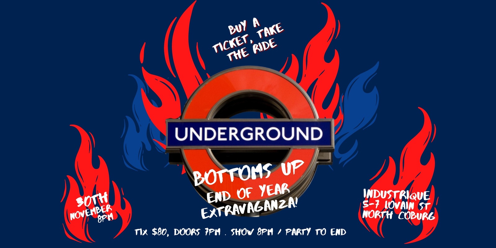 Banner image for Bottoms Up Dance presents: Underground