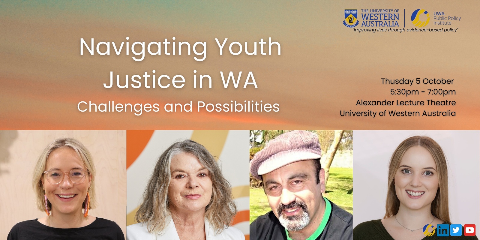 Banner image for Navigating Youth Justice: Challenges and Possibilities