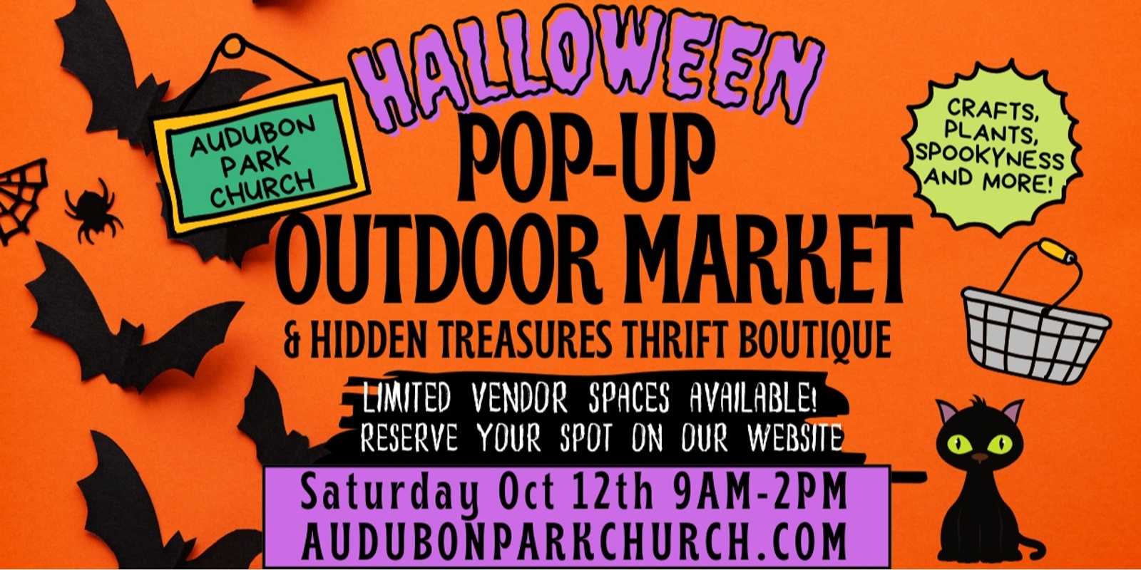 Banner image for 2024 Halloween Pop Up Market Vendor Sign Up