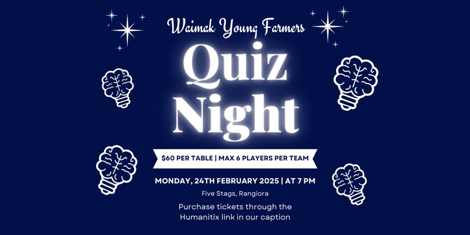 Banner image for Waimakariri Young Farmers Quiz Night