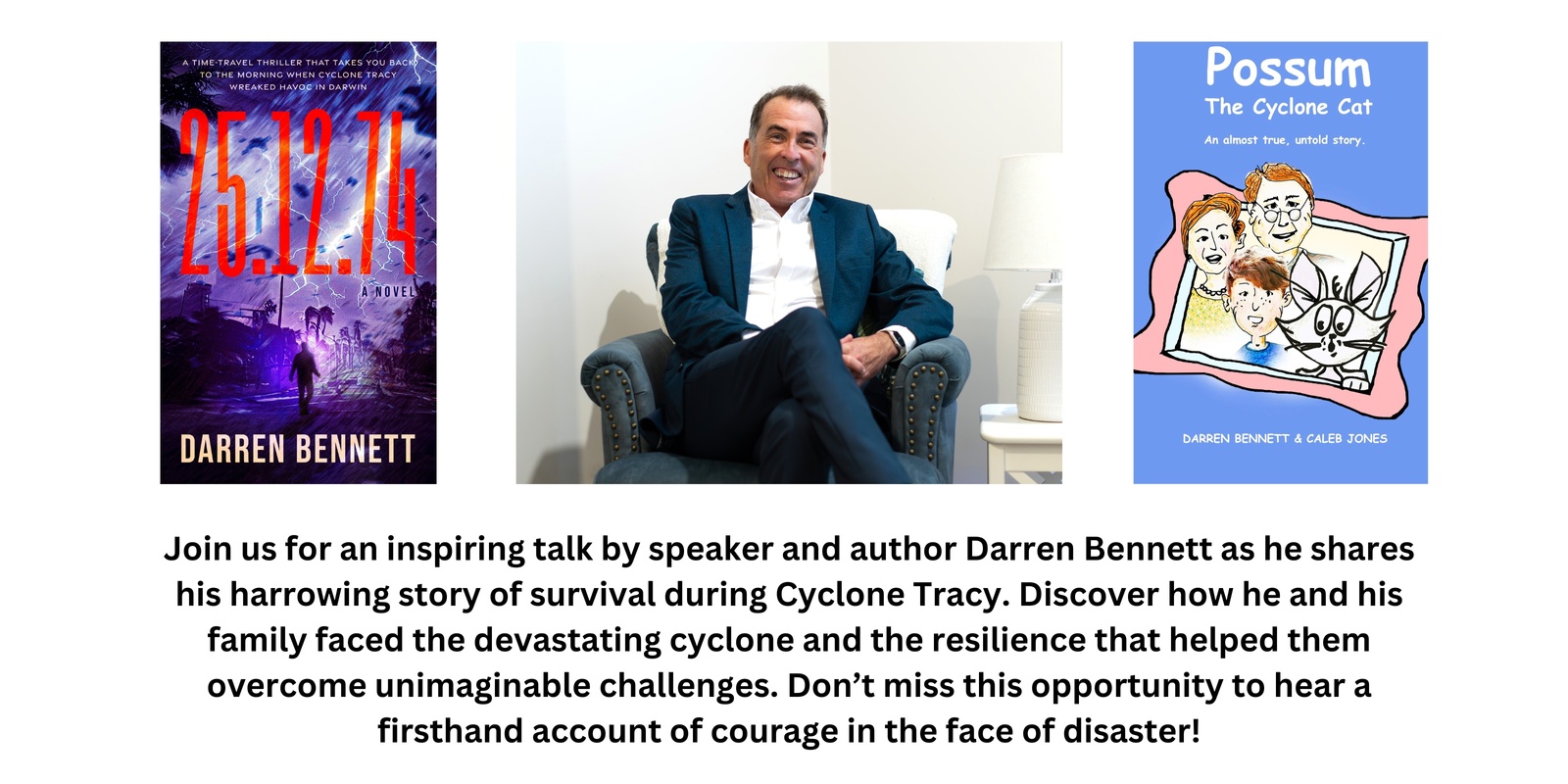 Banner image for Darren Bennett Author Talk on Cyclone Tracy