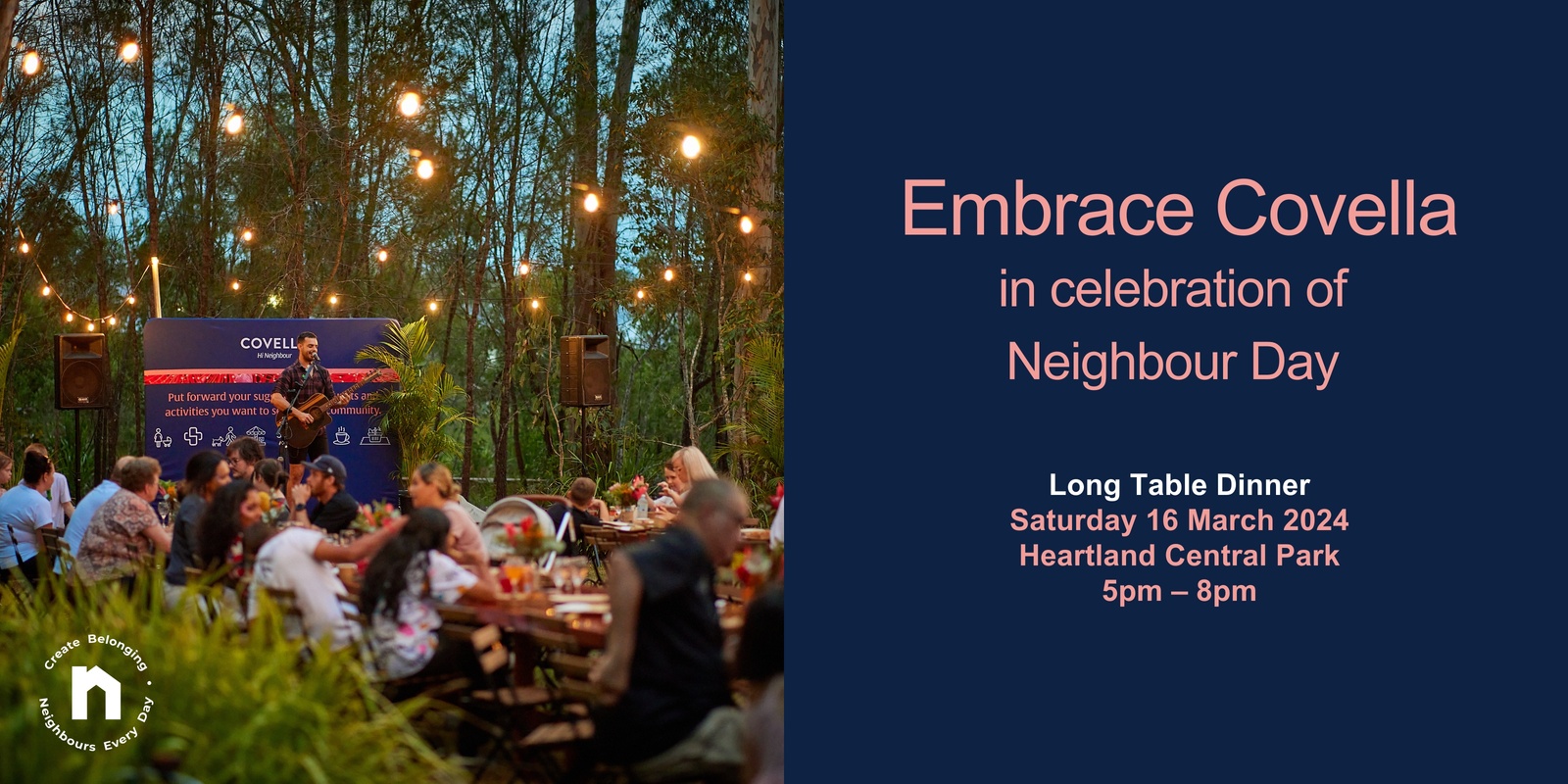 Banner image for Covella Neighbour Day Long Table Dinner