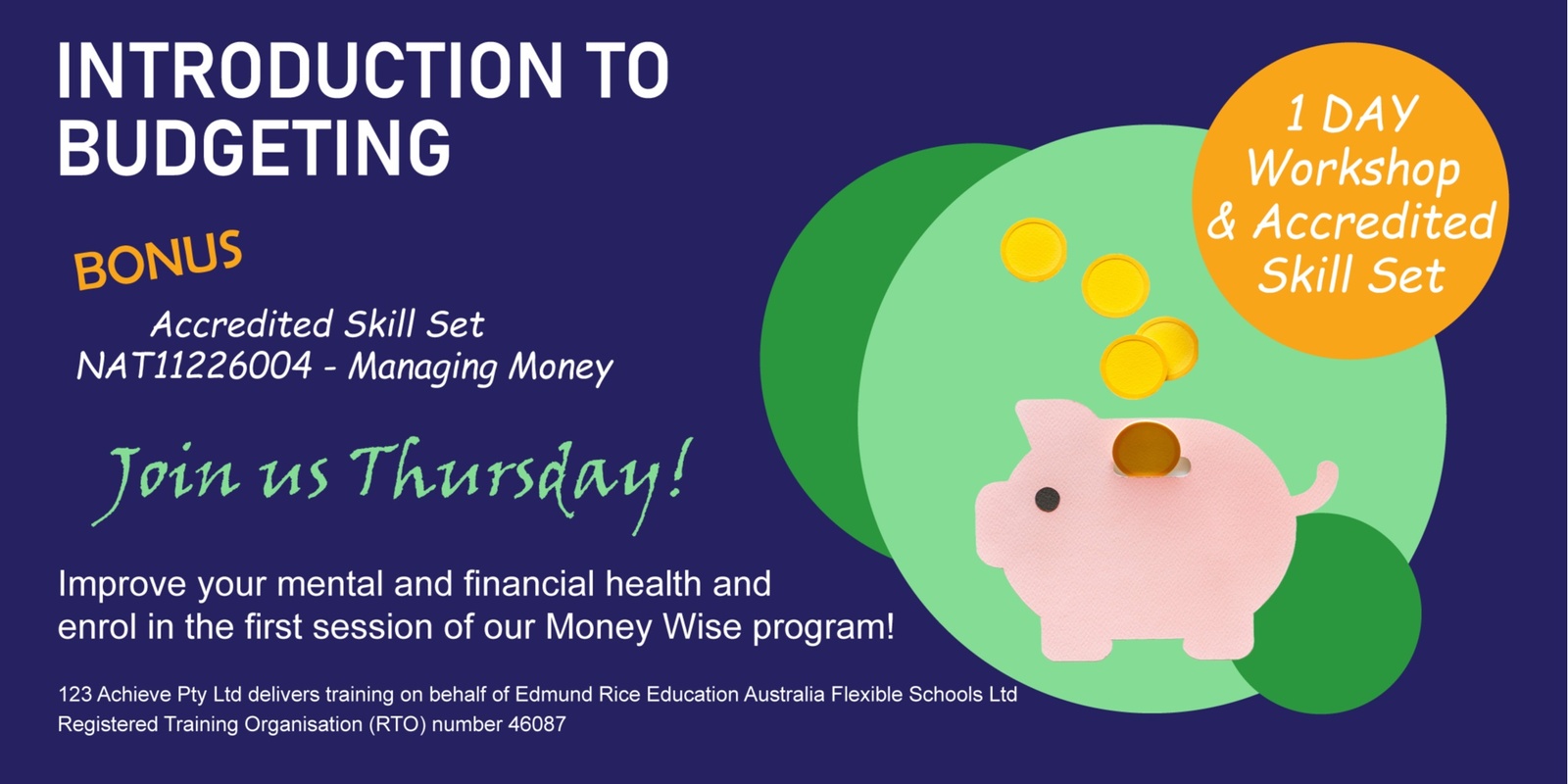 Banner image for Money Wise | Introduction to Budgeting + Accredited Unit (BPHub)