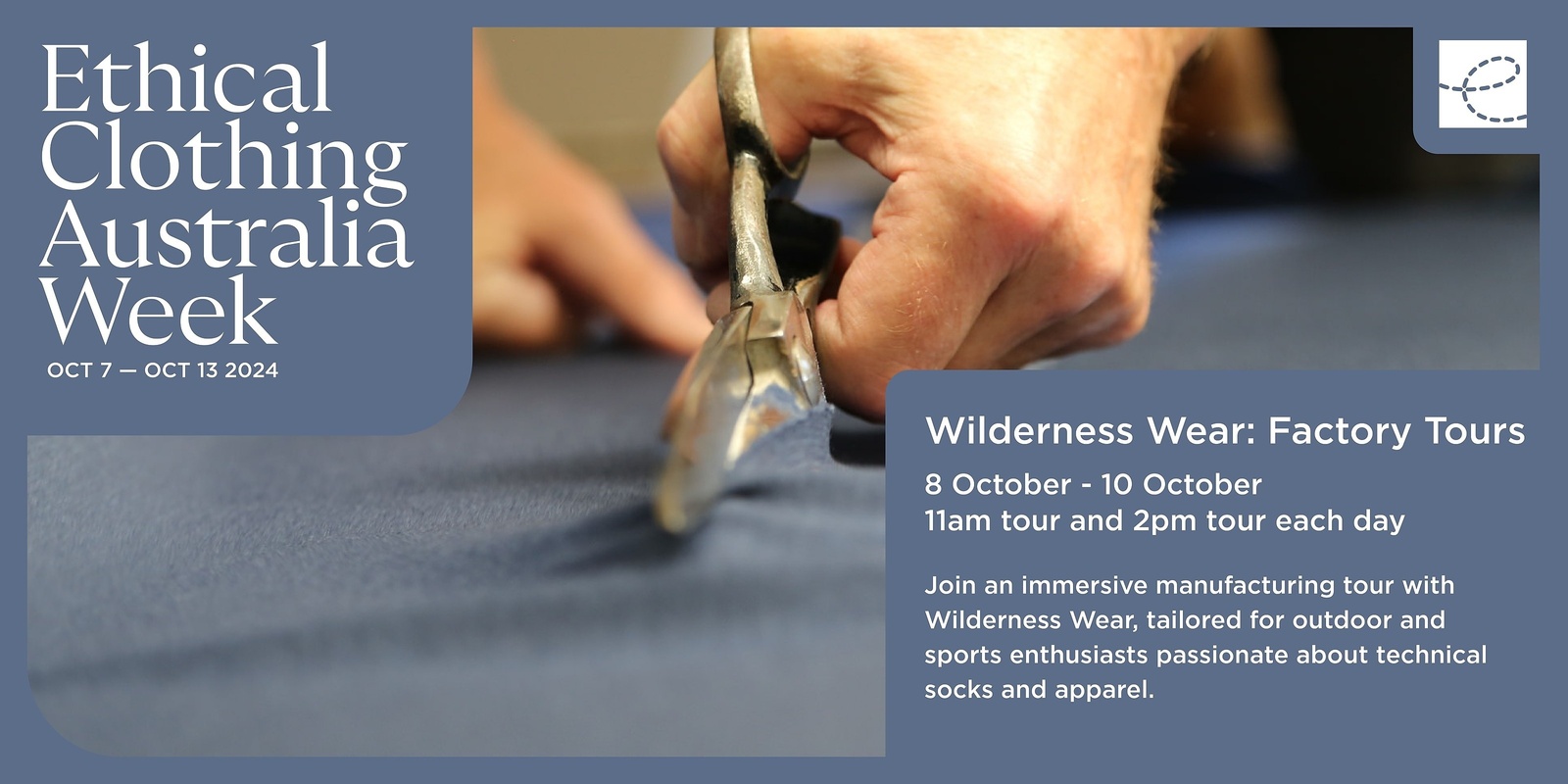 Banner image for Ethical Clothing Australia Week 2024 x Wilderness Wear