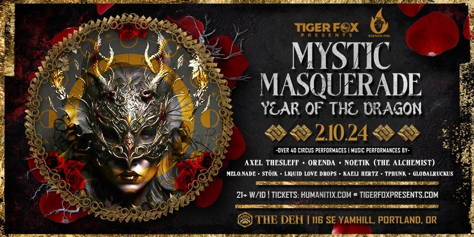 Banner image for Mystic Masquerade 2.0 : Year of the Dragon