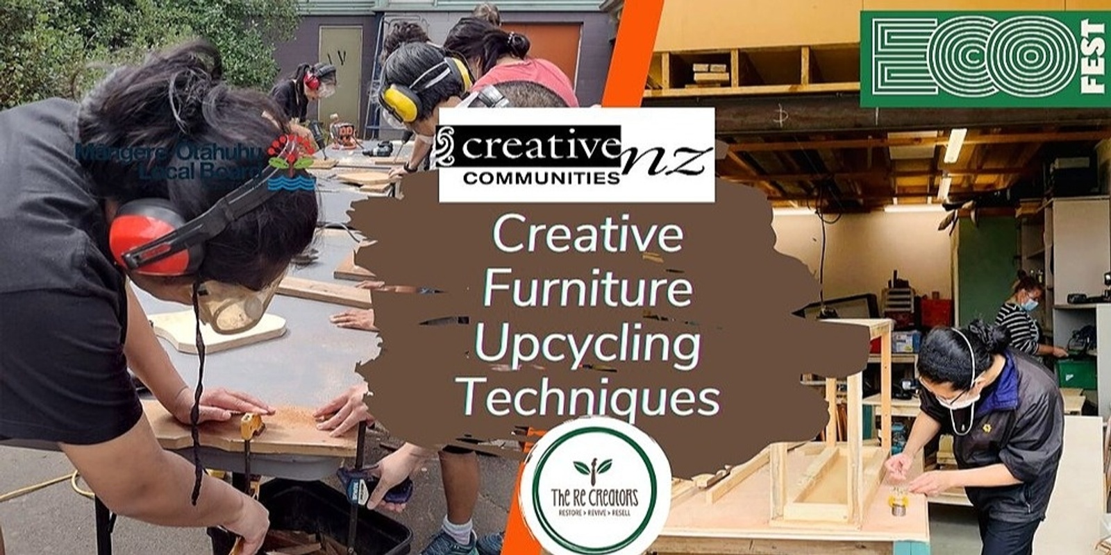 Banner image for Eco Fest - Creative Furniture Upcycling Techniques, Beautification Trust, Wednesday 29 March 11am - 2pm