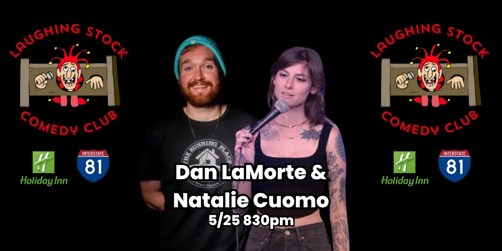 Banner image for Dan LaMorte & Natalie Cuomo Tattoo your Soul with Laughter