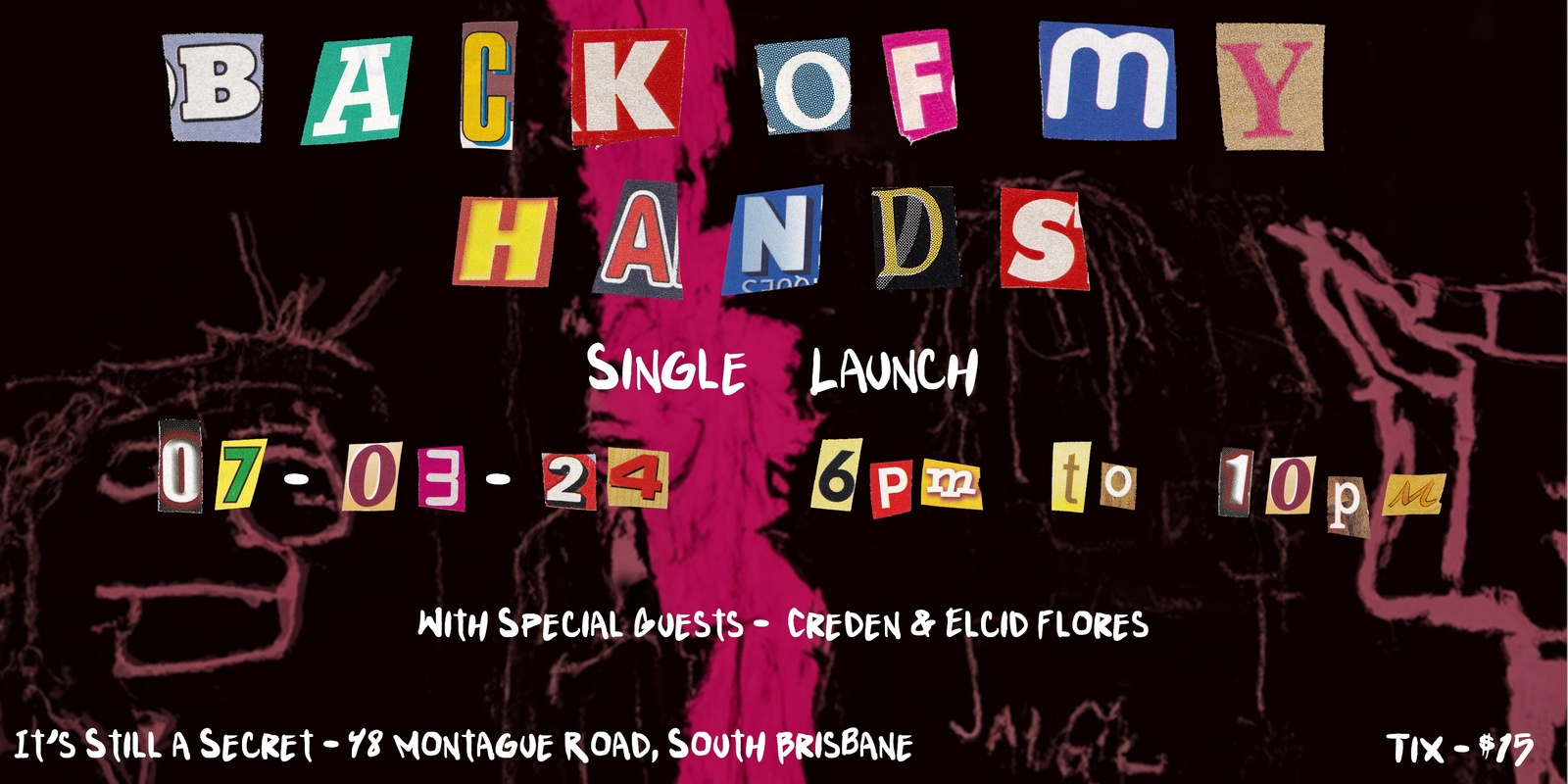 Banner image for Gabriel Bishop "BACK OF MY HANDS" Single Launch