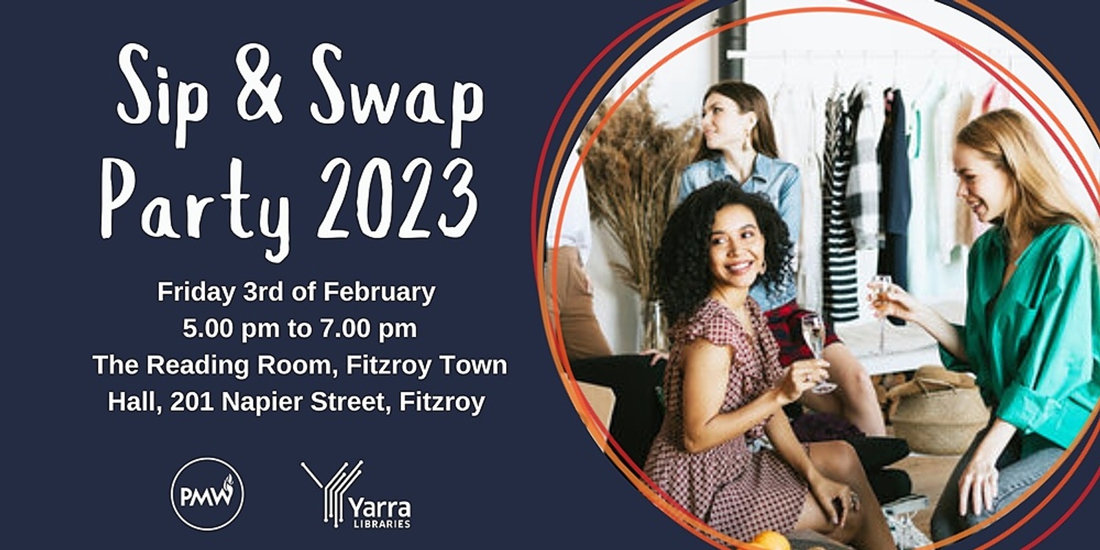 Banner image for Sip & Swap Party 2023