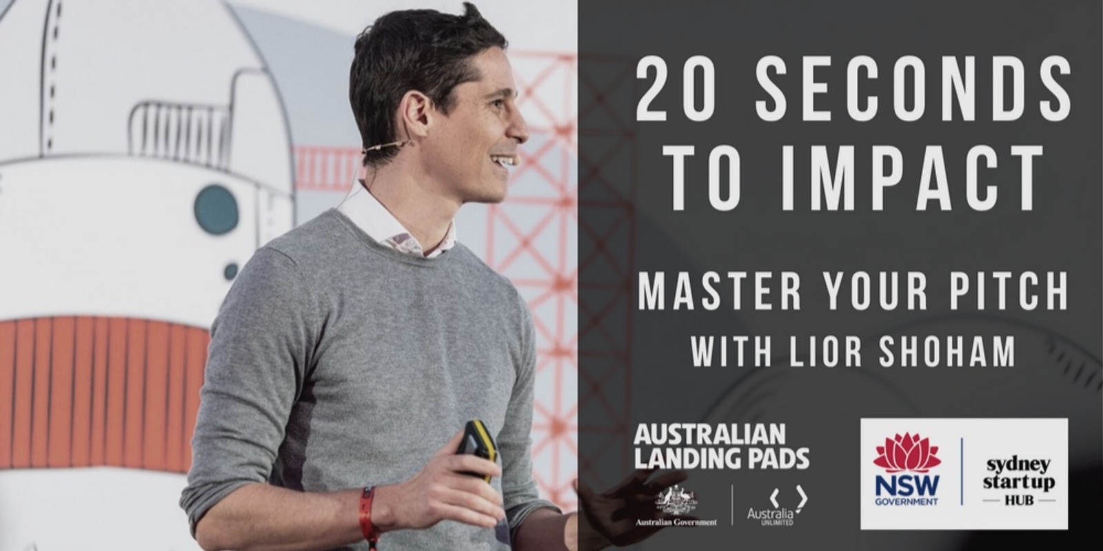 Banner image for 20 Seconds to Impact: Master Your Pitch