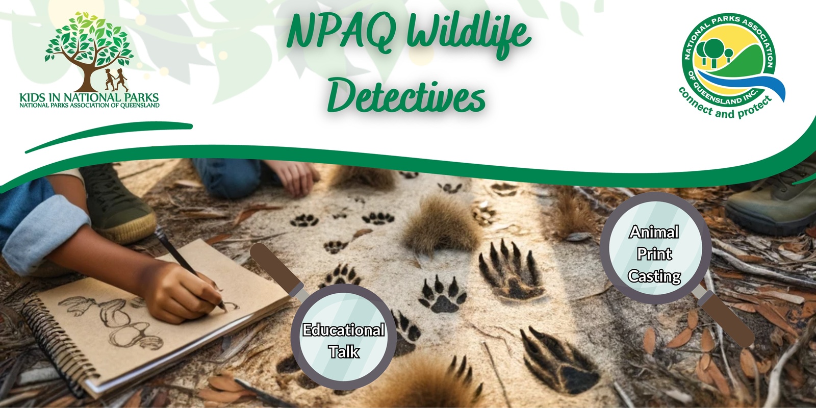 Banner image for NPAQ Kids in NP Wildlife Detectives