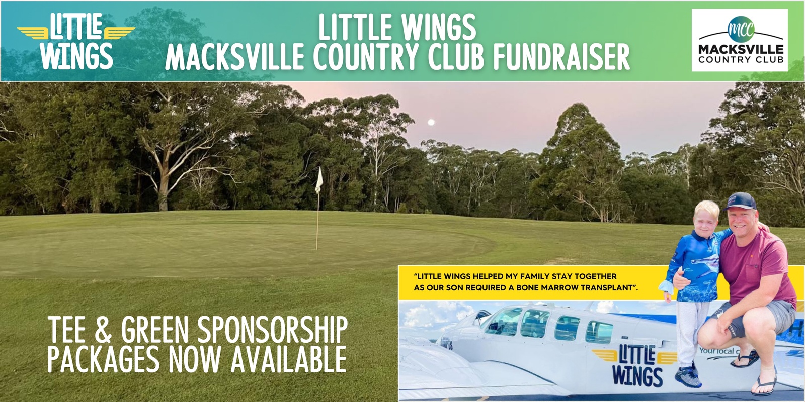 Banner image for Little Wings Charity Golf day