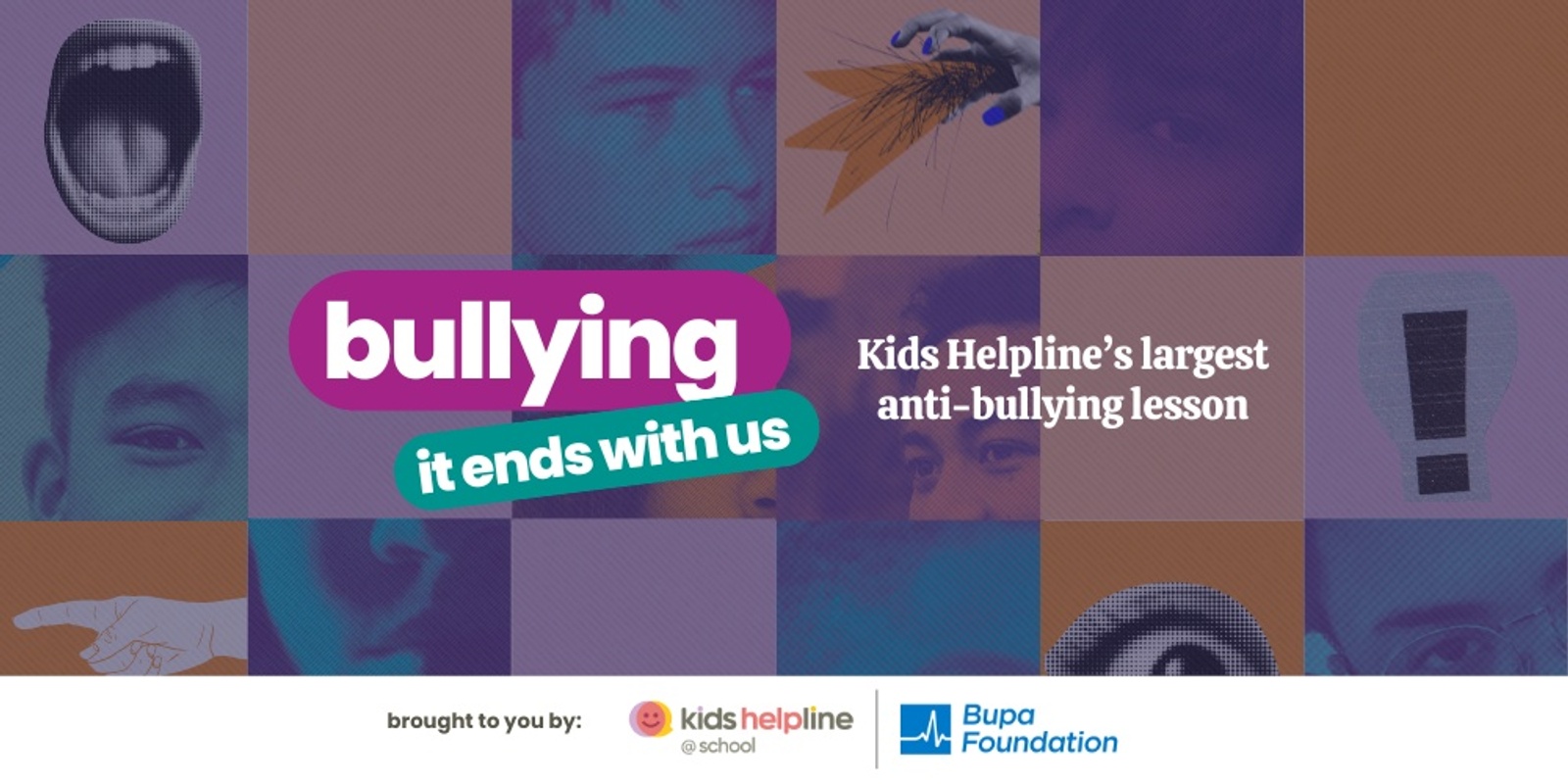 Banner image for Kids Helpline's largest anti-bullying lesson