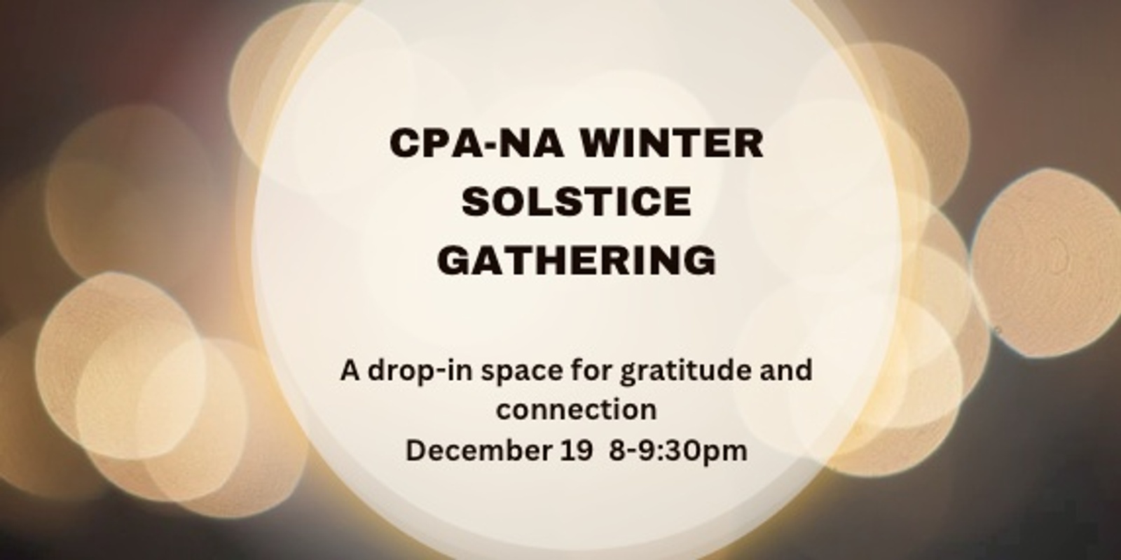 Banner image for Winter Solstice Gathering