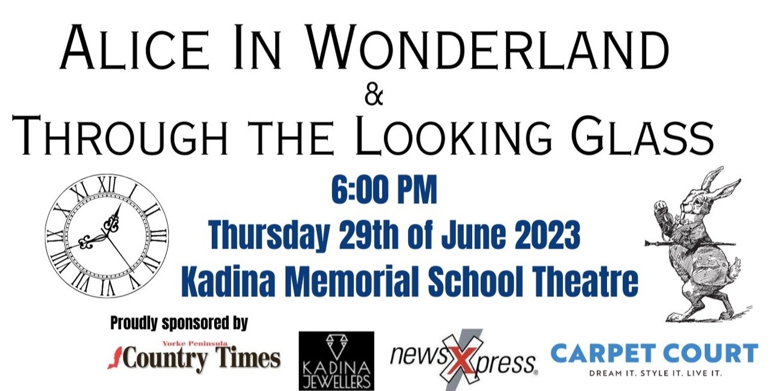 Banner image for Thursday Alice in Wonderland and Through The Looking Glass
