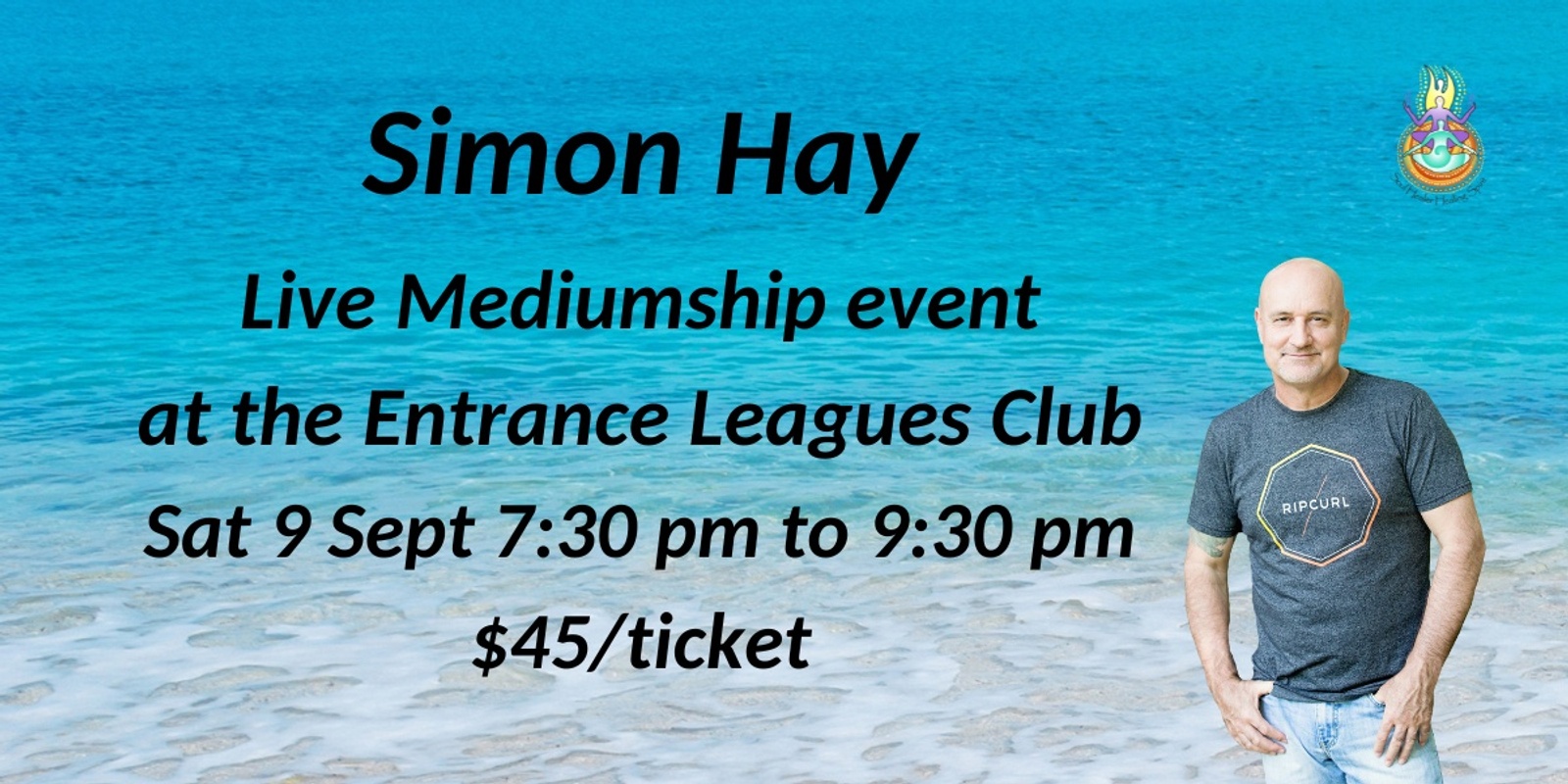 Banner image for Aussie Medium, Simon Hay at the Entrance Leagues Club