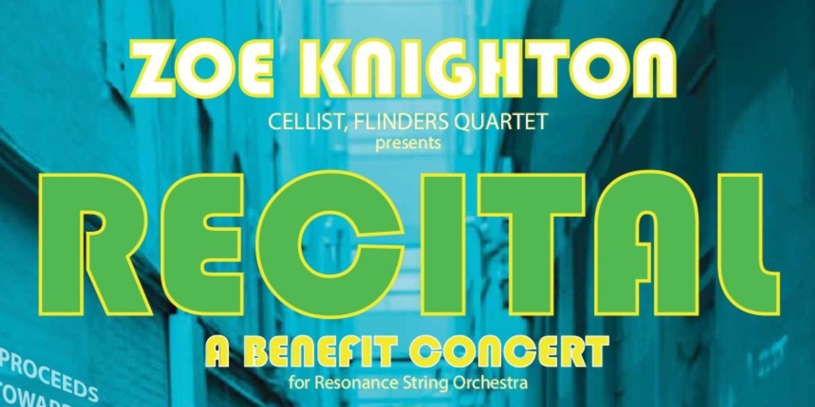 Banner image for RECITAL by Zoe Knighton (Flinders String Quartet) - raising funds for Resonance String Orchestra