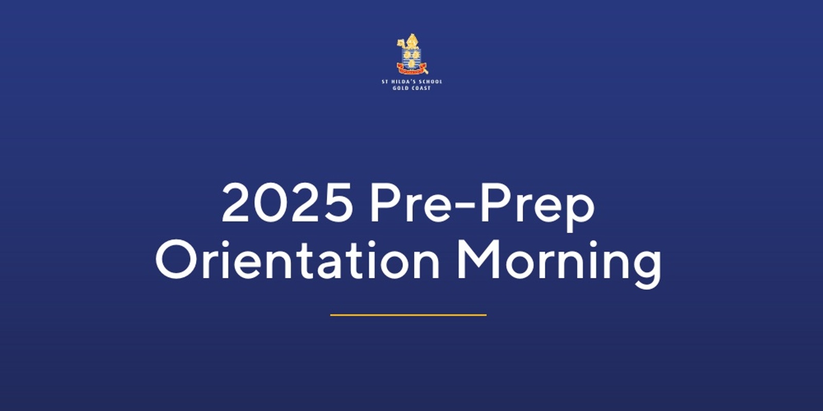 Banner image for 2025 Pre-Prep Orientation Morning