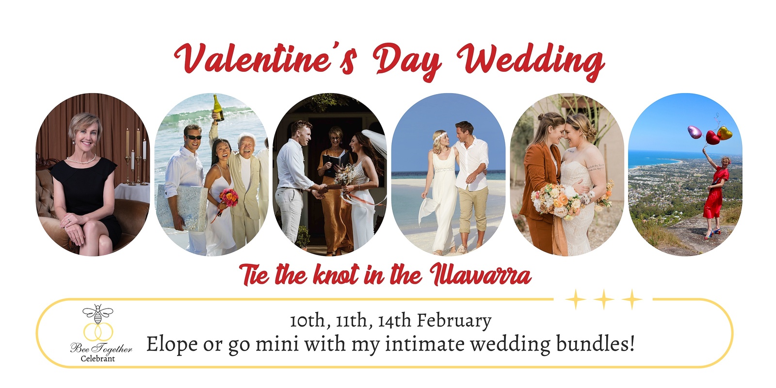 Banner image for Valentines Day Illawarra Micro Wedding