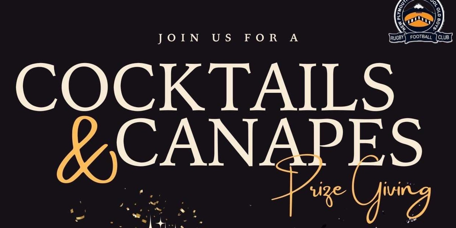 Banner image for Cocktails & Canapés  Prize giving NPOB 