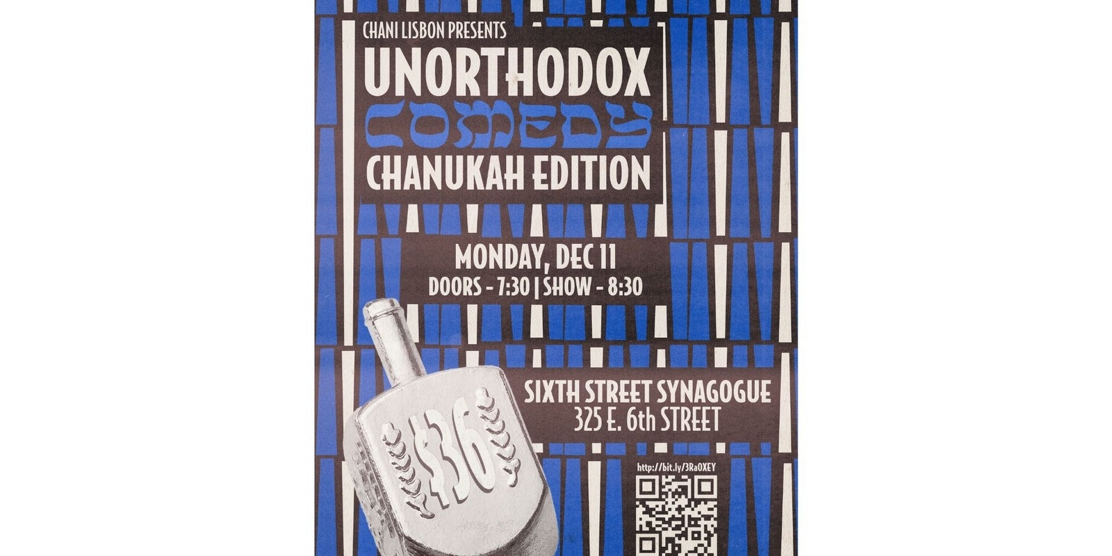 Banner image for Unorthodox Comedy Chanukah Edition