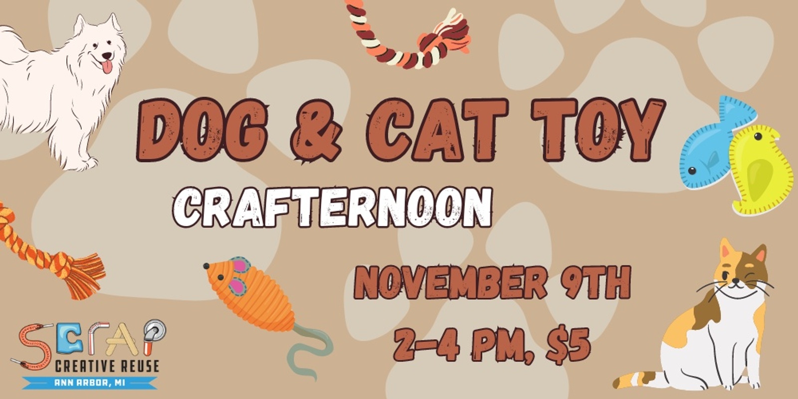 Banner image for Cat & Dog Toys Crafternoon